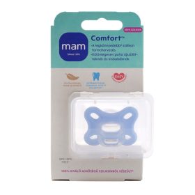  MAM Comfort szilikon játszócumi puha #3-12h #kék #853944 2025