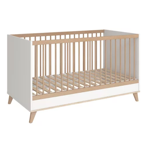 Raktárról - Faktum Flip White-Oak átalakítható kiságy 140x70