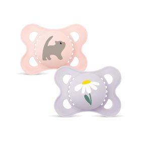   Mam Original játszócumi #szilikon #2db #2-6 hó #állatos rózsaszín-lila #853555 2026