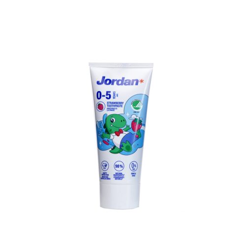 Jordan Fogkrém málna ízű #0-5 év #50ml #dínó #57000015 2026