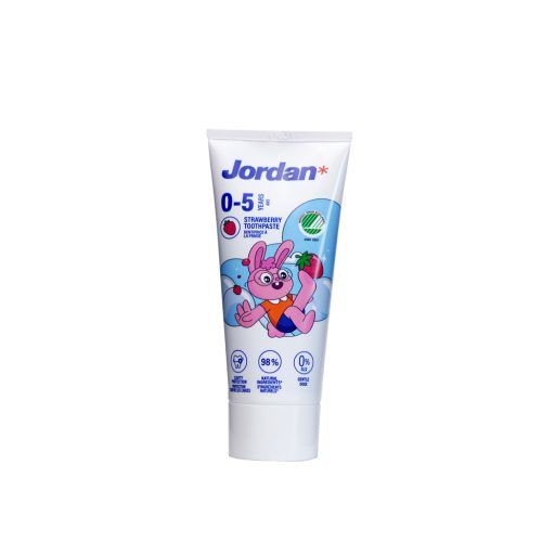 Jordan Fogkrém málna ízű #0-5 év #50ml #nyuszi #57000015 2026