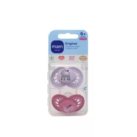   Mam Original szilikon játszócumi 2db 6hó lila-mályva #853579 2026