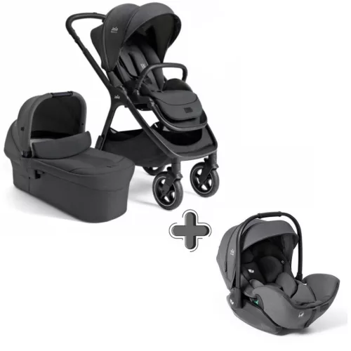 Joie Signature Finiti 2in1 babakocsi + i-Level Pro hordozó Ebony #560571