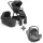 Joie Signature Finiti 2in1 babakocsi Ebony + i-Snug 2 hordozó Pebble #560569