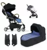 Bumprider Connect babakocsi szett #White-Navy Melange
