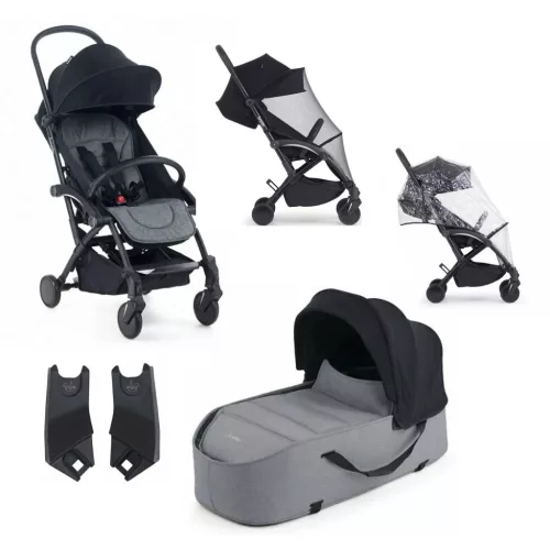 Bumprider Connect babakocsi szett #Black-Grey Melange