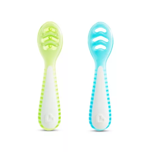 Munchkin Gentle Dip evőkészlet zöld-kék #902953