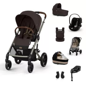   Cybex Gold Balios S Lux Travel System - Ease Plus All-Weather - Amya #Almond Beige - beige #70000660