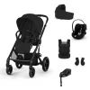 Cybex Gold Balios S Lux Travel System - Ease Plus - Amya #Moon Black-black #70000654