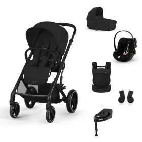   Cybex Gold Balios S Lux Travel System - Ease Plus - Amya #Moon Black-black #70000654