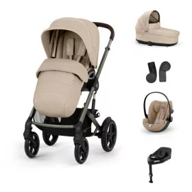   Cybex Gold Balios S Lux Travel System - Ease Plus - Amya #Almond Beige - beige #70000656