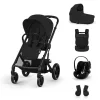 Cybex Gold Balios S Lux Travel System - Essential - Amya #Moon Black-black #70000650