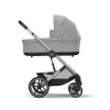 Cybex Gold Balios S Lux Travel System - Essential - Amya #Stone Grey - mid grey #70000651