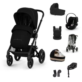   Cybex Gold Talos S Lux Travel System - Ease Plus All-Weather - Amya #Moon Black-black #70000680