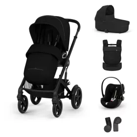   Cybex Gold Talos S Lux Travel System - Essential - Amya #Moon Black-black #70000674