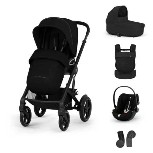Cybex Gold Talos S Lux Travel System - Essential - Amya #Moon Black-black #70000674