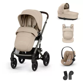   Cybex Gold Talos S Lux Travel System - Essential - Amya #Almond Beige - beige #70000675