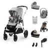 Cybex Gold Gazelle S LUX Travel System - Ease Plus All-Weather - Amya #Stone Grey - mid grey #70000704