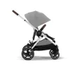 Cybex Gold Gazelle S LUX Travel System - Ease Plus All-Weather - Amya #Stone Grey - mid grey #70000704