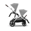 Cybex Gold Gazelle S LUX Travel System - Ease Plus All-Weather - Amya #Stone Grey - mid grey #70000704