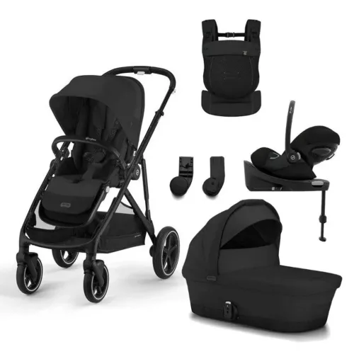 Cybex Gold Gazelle S LUX Travel System - Ease Plus - Amya #Moon Black-black #70000699