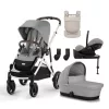 Cybex Gold Gazelle S LUX Travel System - Ease Plus - Amya #Stone Grey - mid grey #70000700