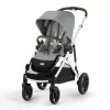 Cybex Gold Gazelle S LUX Travel System - Ease Plus - Amya #Stone Grey - mid grey #70000700