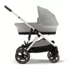 Cybex Gold Gazelle S LUX Travel System - Ease Plus - Amya #Stone Grey - mid grey #70000700