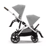 Cybex Gold Gazelle S LUX Travel System - Ease Plus - Amya #Stone Grey - mid grey #70000700
