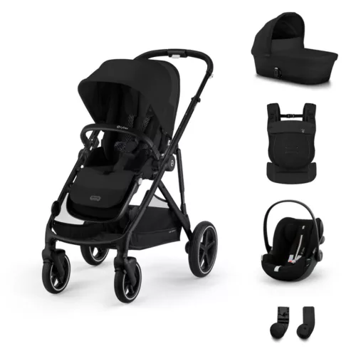 Cybex Gold Gazelle S LUX Travel System - Essential - Amya #Moon Black-black #70000695