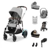 Cybex Gold eGazelle S LUX Travel System - Ease Plus All-Weather - Amya #Stone Grey - mid grey #70000728