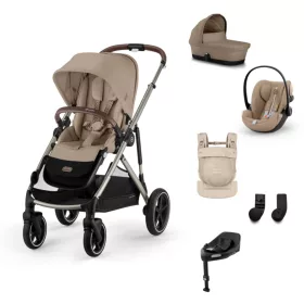   Cybex Gold eGazelle S LUX Travel System - Ease Plus - Amya #Almond Beige - beige #70000725
