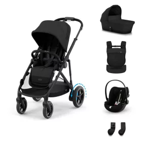   Cybex Gold eGazelle S LUX Travel System - Essential - Amya #Moon Black-black #70000719