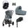 Cybex Gold Balios S Lux 4in1 bundle szett #Stormy Blue - Cloud G Plus Ocean Blue hordozóval Base G3 bázistalppal