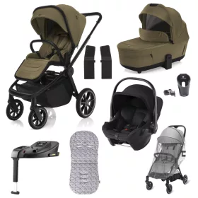   Zopa Move Cross 5 babakocsi Maxi Set - Baby-Safe Core ajándék - Toffee Brown