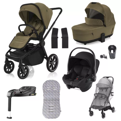 Zopa Move Cross 5 babakocsi Maxi Set - Baby-Safe Core ajándék - Toffee Brown