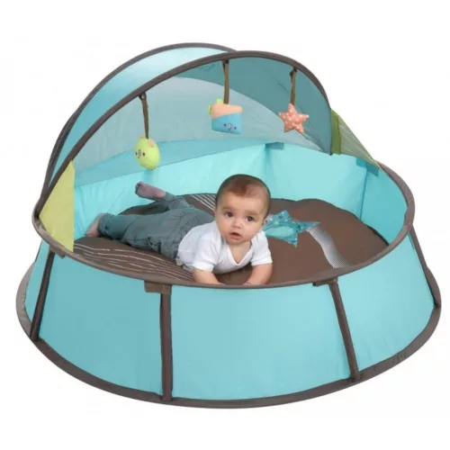 Babymoov Babyni Játszósátor Little 2in1 barna-kék #A035205