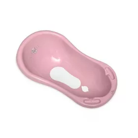   Lorelli Kád 84cm leeresztővel csúszásgátlóval - Bear Dark Pink #56545