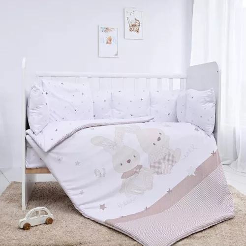 Lorelli 5 részes ágynemű garnitúra Honey Bunny Beige #59885
