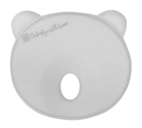 Kikkaboo párna laposfejűség elleni memóriahabos ergonomikus #Airknit maci szürke