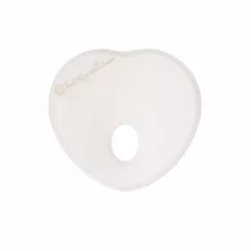   Kikkaboo párna laposfejűség elleni memóriahabos ergonomikus #Airknit szív fehér
