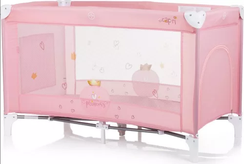 Chipolino Capri fix utazóágy Princess Pink #57560