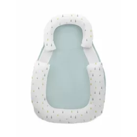   Kikkaboo babapozicionáló memóriahabos hypoallergén legurulás gátlós #60x40x8cm #Menta háromszögek