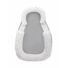   Kikkaboo babapozicionáló memóriahabos hypoallergén legurulás gátlós #60x40x8cm #Szürke pöttyök