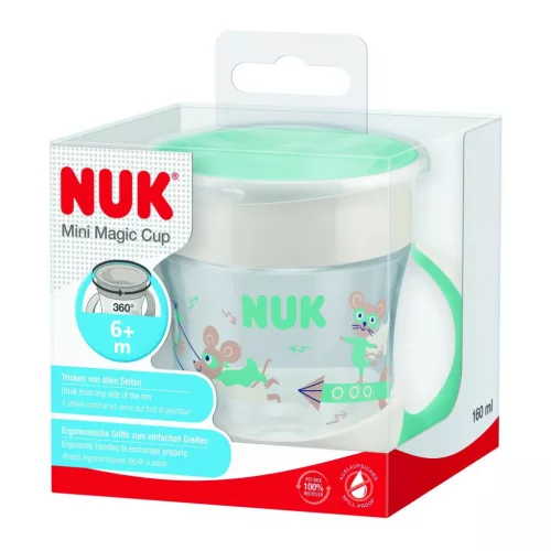 Nuk Mini Magic Cup tanulópohár 6+hó 160ml UNISEX #182311