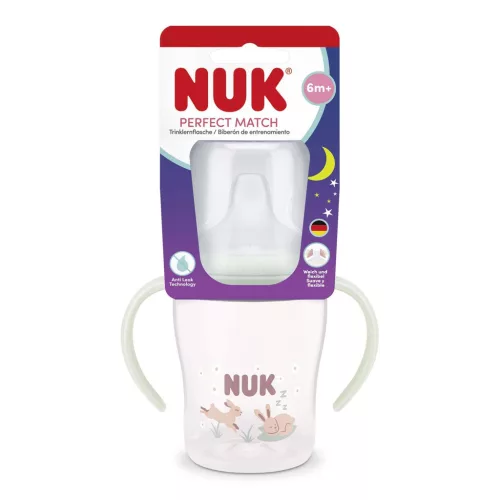 Nuk Perfect Match Tanulópohár night 150ml NYÚL #182015