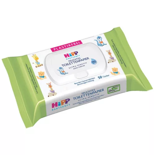 Hipp Babysanft Nedves wc papír 50db #9577