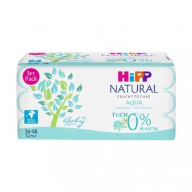   Hipp Babysanft Natural Aqua Nedves törlőkendő 3x48 #90019DA