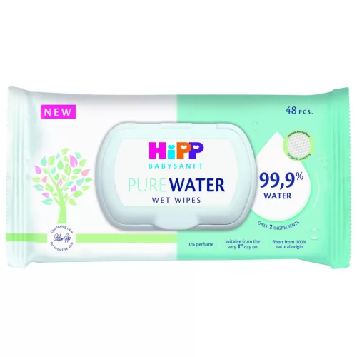 Hipp Babysanft Nedves törlőkendő 48db #90030