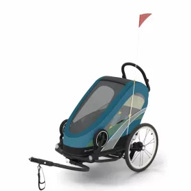   Cybex Gold ZENO babakocsi kerékpáros készlettel BLK #Maliblue - mid turquoise #521003711